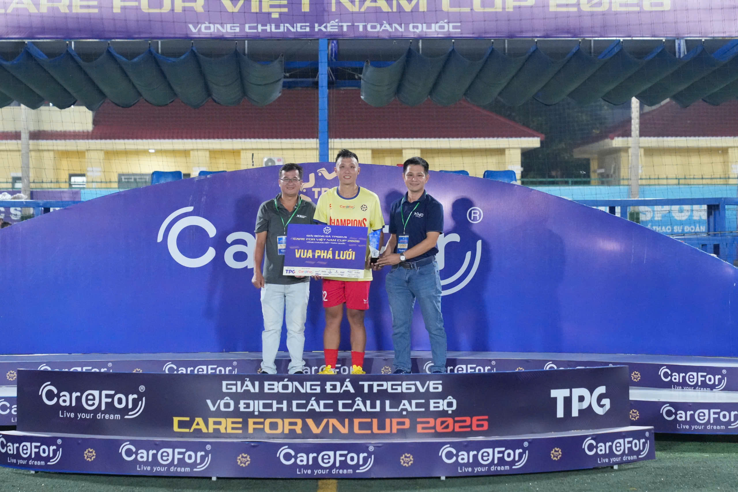 Thảo Vy Organic vô địch Vòng chung kết TPG6v6 - Care For Việt Nam Cup 2026