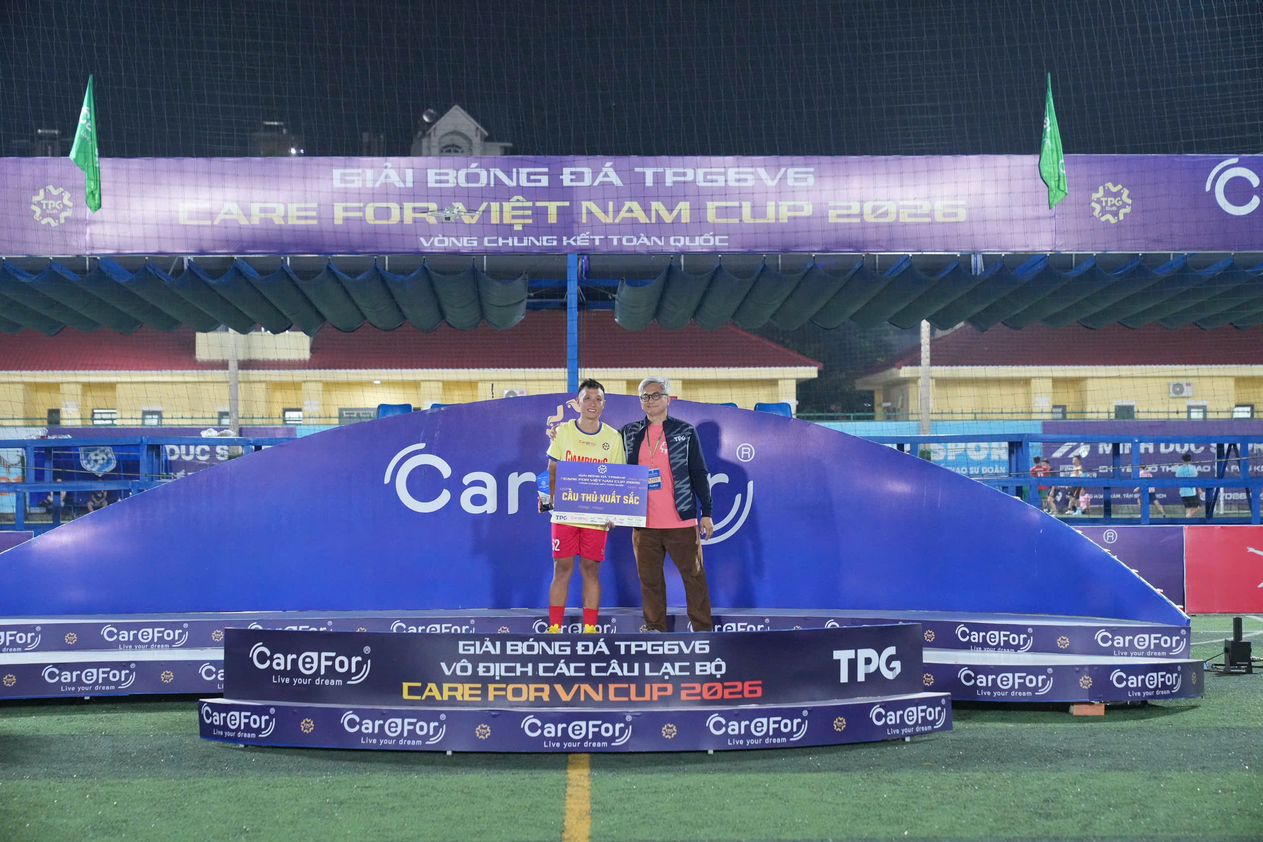 Thảo Vy Organic vô địch Vòng chung kết TPG6v6 - Care For Việt Nam Cup 2026
