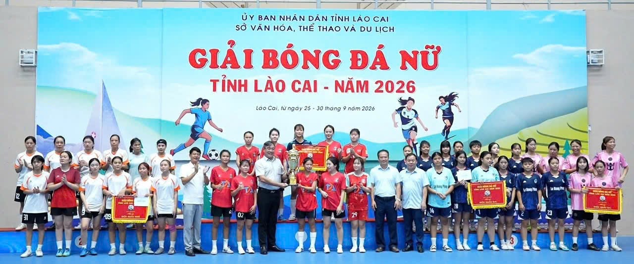 CLB Thiên An Lục Yên vô địch giải Bóng đá nữ tỉnh Lào Cai 2026