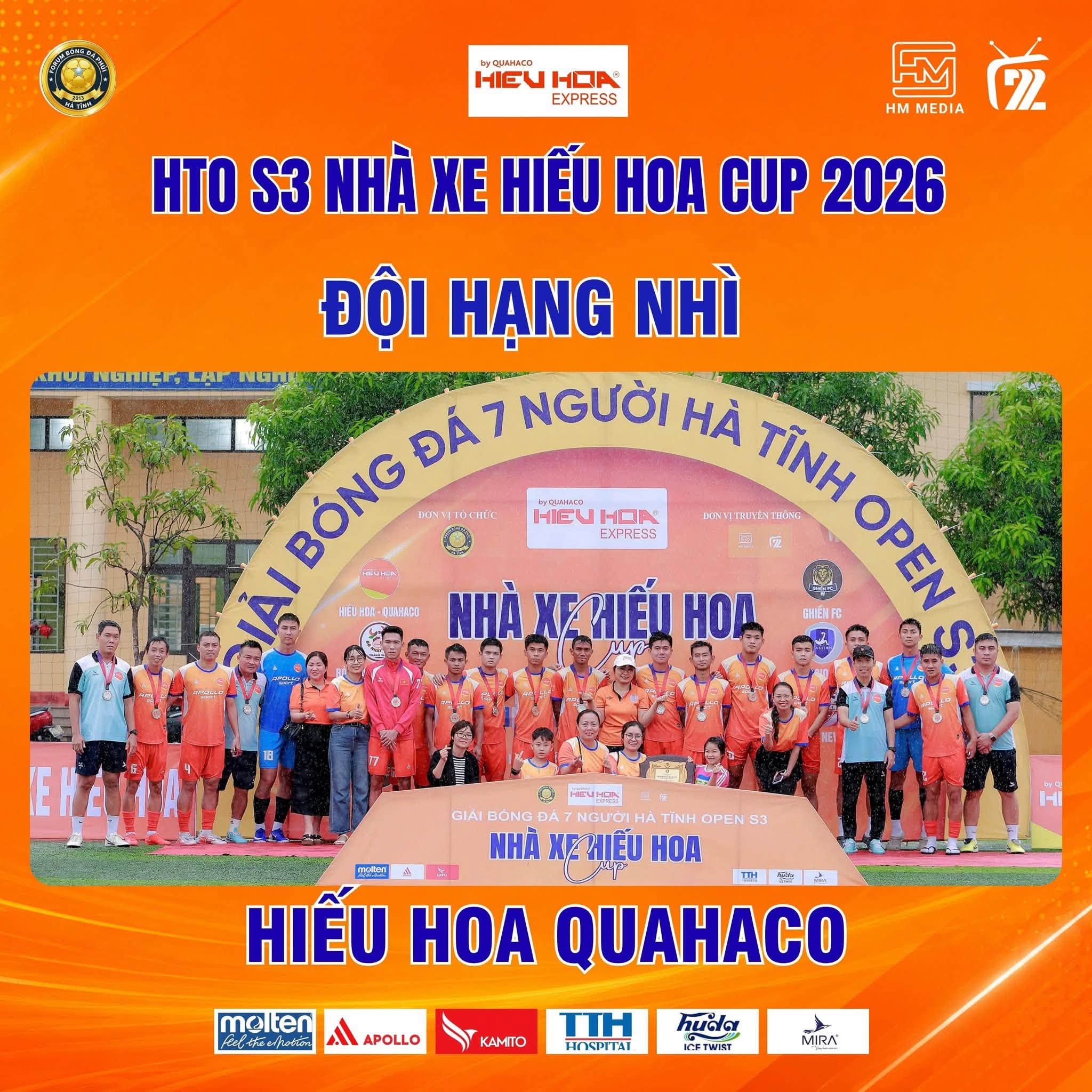 Khép lại hành trình HTO3 - Nhà xe Hiếu Hoa Cup 2026
