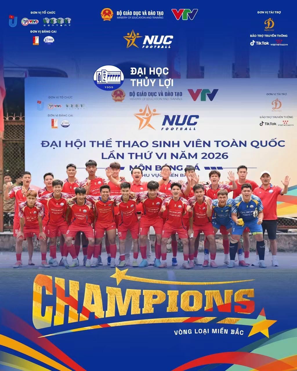 Trường Đại học Thủy lợi vô địch khu vực miền Bắc